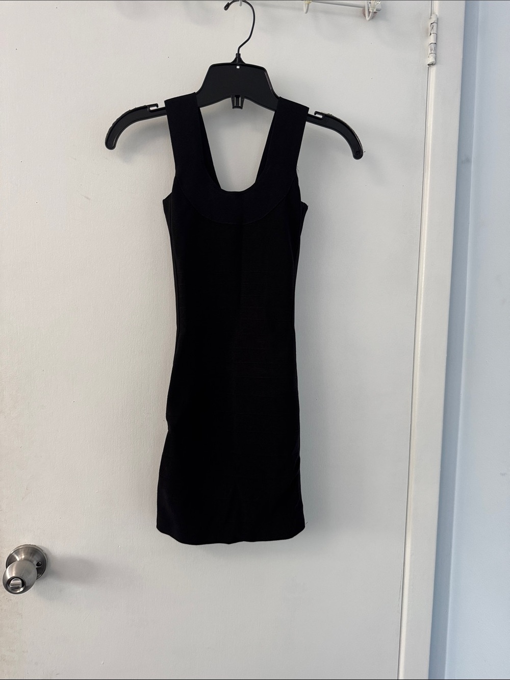 Marciano Black Sleeveless Mini Bodycon Dress
